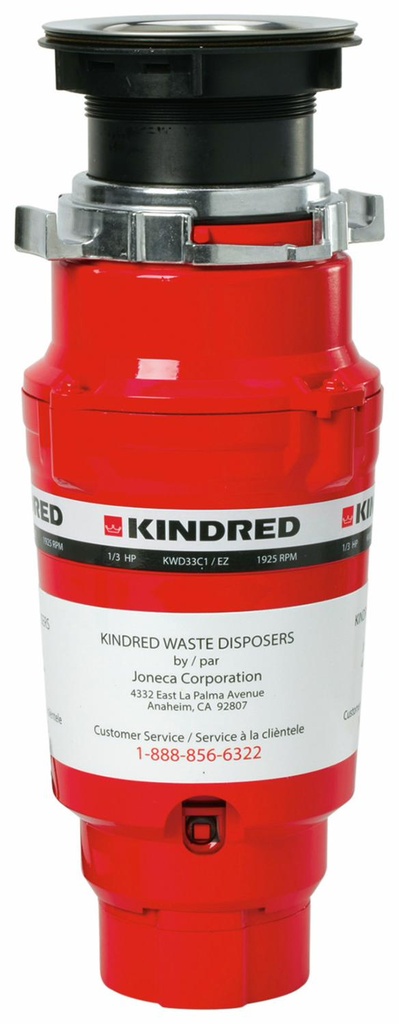 Continuous Feed 1/3 HP Waste Disposer