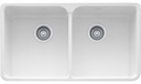 Manor House 35-5/8" 2 Bowl Apron Front Kitchen Sink