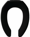 Elongated Commercial Plastic Open Front Toilet Seat less Cover