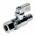 MAS ML-125-1214 1/2 PEX X 1/4 OD CHR COMP STRAIGHT STOP