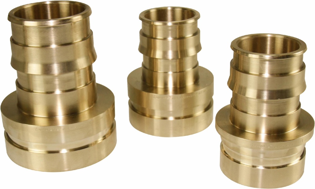 ProPEX LF Groove Fitting Adapter, 3" PEX LF Brass x 3" CTS Groove