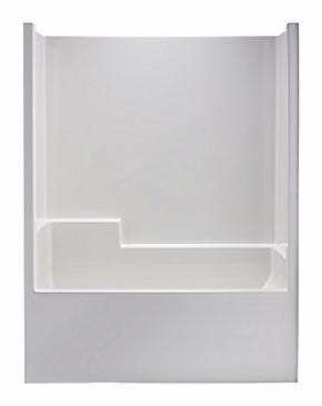 Bathcove 60" x 34" LH Drain Tub & Shower
