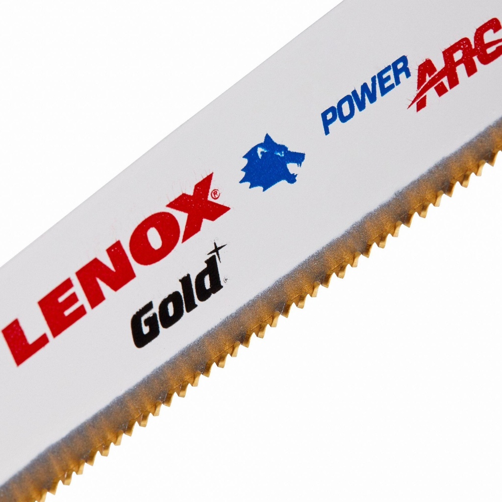 8"x3/4" 18TPI Gold Power Arc Medium Metal Cutting Recip (Each)