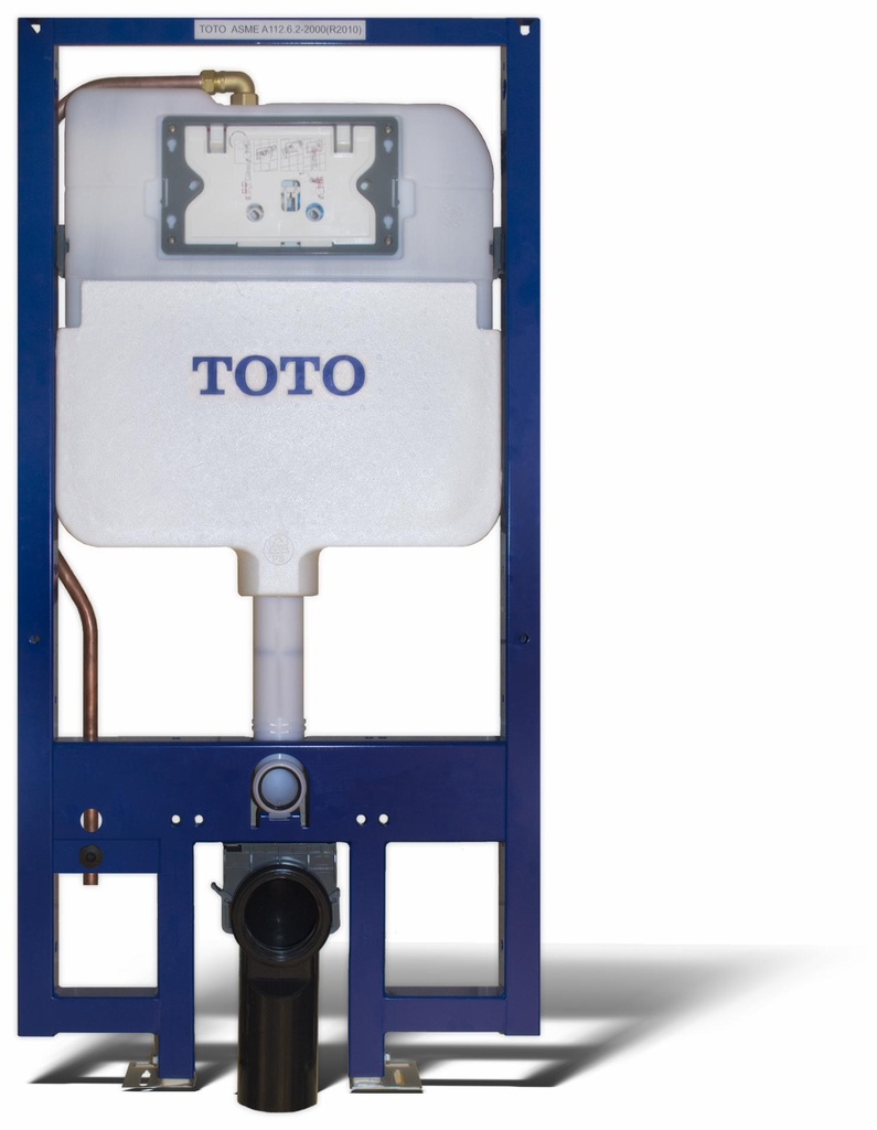 DuoFit In Wall Tank 1.28 and 0.9 GPM For 2x6 Construction with Copper Supply Line