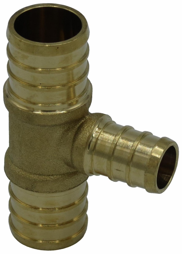 3/4" x 3/4" x 1/2" Brass Pex Tee NL