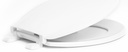 Round Front Toilet Seat with Top Mount HInge