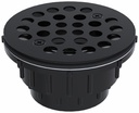 2-Piece ABS Shower Drain x Hub for Molded Shower Bases
