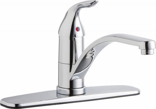 KITCH FAUCET 8" S-LVR