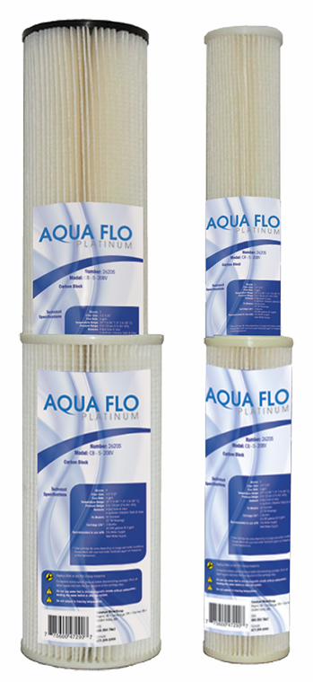 4.5" x 10" 5 Micron Pleated Polyester (PPC) Sediment Cartridge Filter