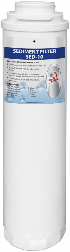 Sediment Filter SED-10 BLUE for 475 Q Series
