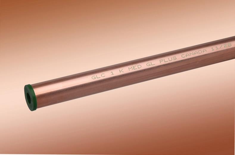 3 X 12 LENGTH TYPE K HARD MEDICAL COPPER TUBING