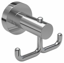 Contemporary Round Double Robe Hook