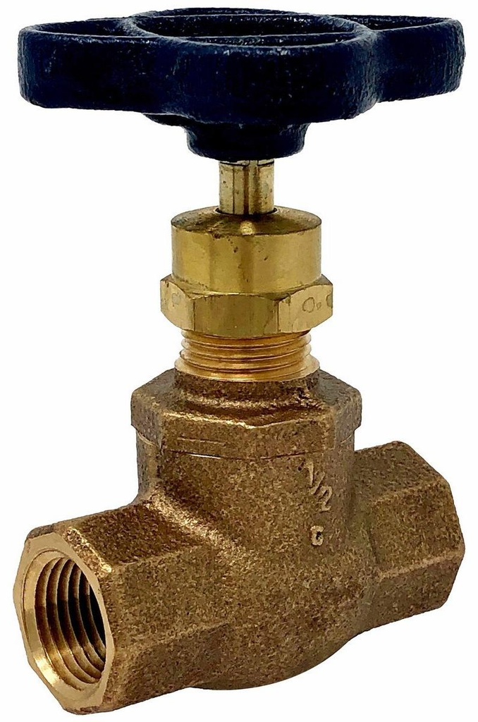 1 BRONZE NPT GLOBE VALVE CL125