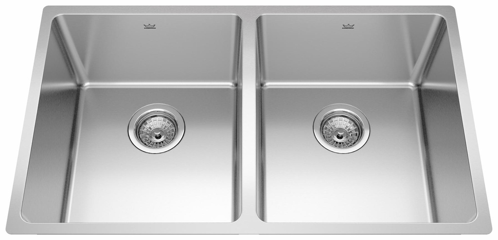 Brookmore 30-1/2" 2 Bowl Undermount Kitchen Sink
