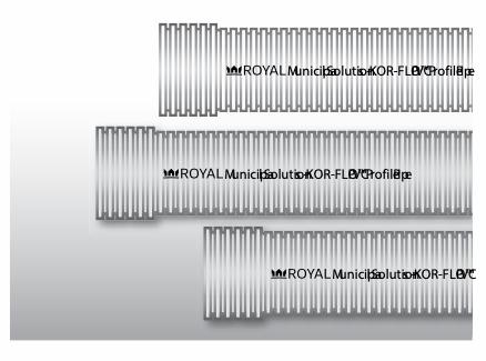 18" Kor-Flo Profile Pipe  4 MTR