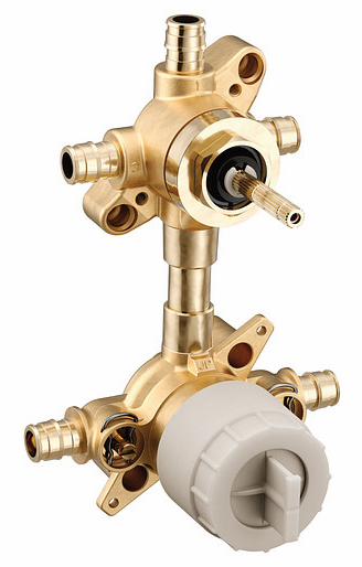 M-Core Mixing Valve with Integrated 3 or 6-Function Transfer Valve - Cold Expansion Pex