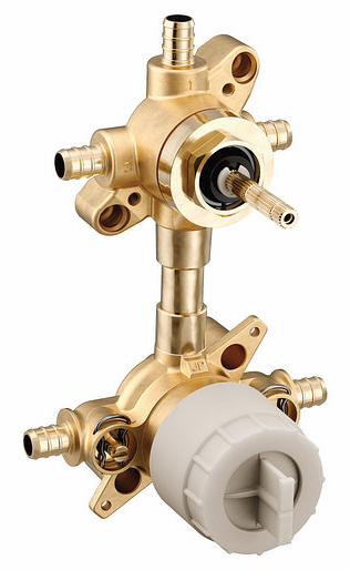 M-Core Mixing Valve with Integrated 3 or 6-Function Transfer Valve - Pex