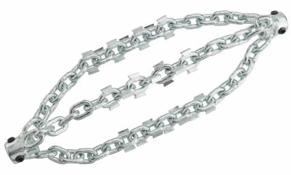FlexShaft Knocker, K9-306, 3" (75 mm), 3 chain, carbide tip