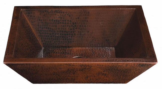 SINK DIEGO 19X14 BLK.COP