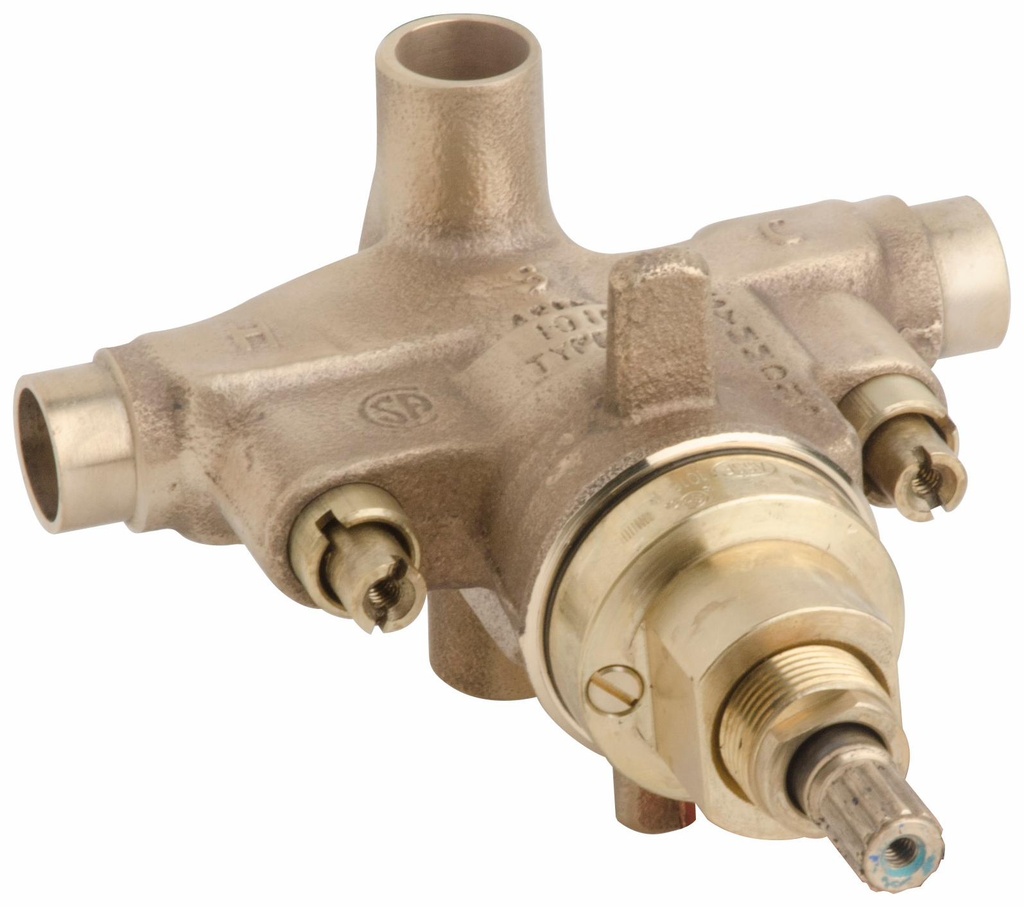 Temptrol Pressure Balance Tub/Shower Rough-In Valve with Stops
