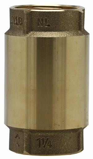 1-1/4 BRASS CHK VALVE