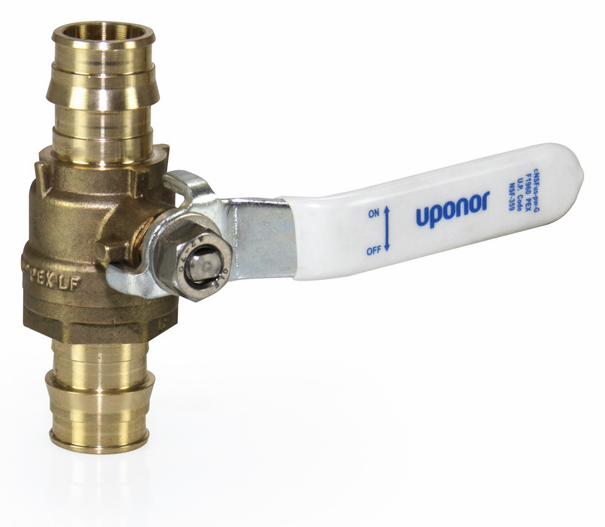 ProPEX LF Brass Commercial Ball Valve (full port) SS Ball and Stem 3/4" PEX x 3/4" PEX