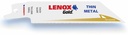 4"x3/4" 24TPI Gold Power Arc Thin Metal Cutting Recip (Each)