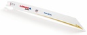 8"x3/4" 24TPI Gold Power Arc Thin Metal Cutting Recip (Each)