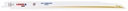 12"x3/4" 6TPI Gold Power Arc Nail Embedded Wood Recip (Each)