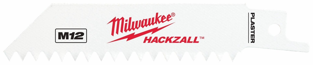 4" 6 TPI M12 Hackzall Blade  Plaster (5 pk)