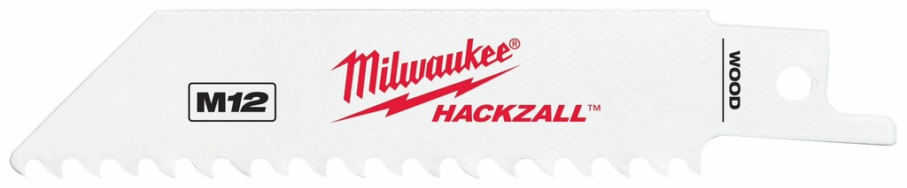 4" 6 TPI M12 Hackzall Blade  Wood (5 pk)