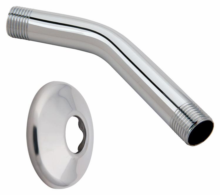 6" Brass Shower Arm and Flange