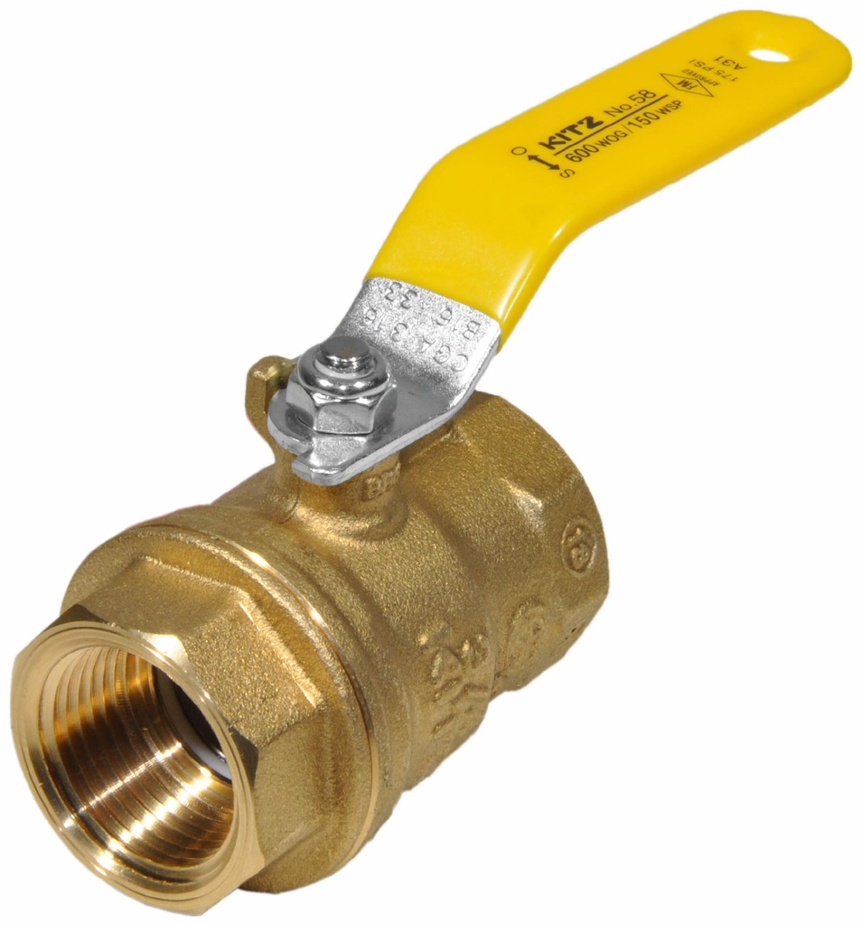 1-1/4 IP KITZ BALL VALVE 58