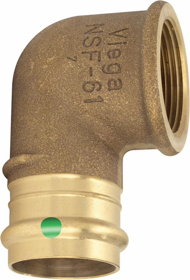 1/2 X3/8 P/P CXF 90° ELBOW LF