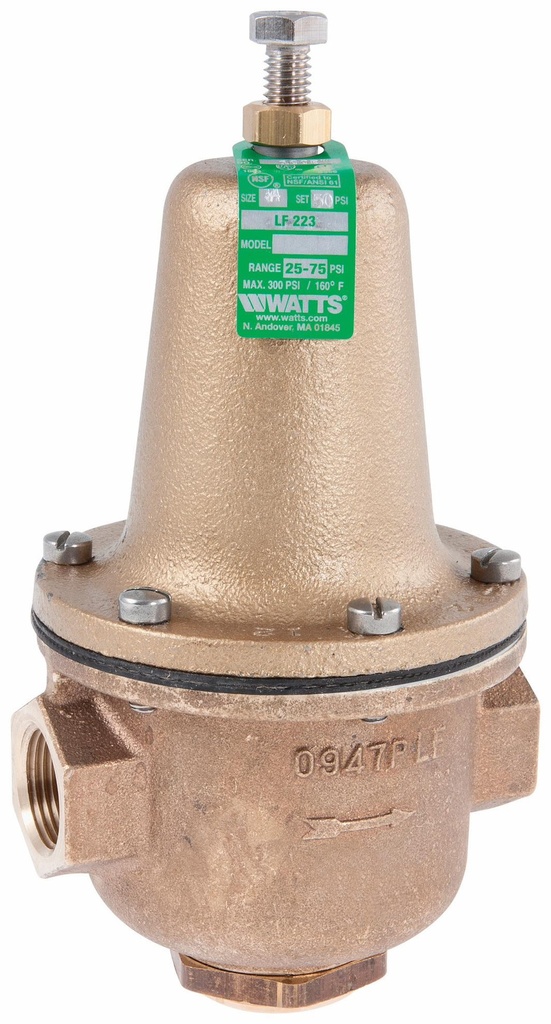 3/4 In LF223 3/4 Water Pressure Reducing Valve