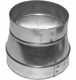 [5629735] 3"-4" GALV INCREASER/REDUCER, 28 GA (PLAIN END)
