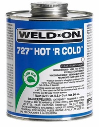 [7994000] 473ml 727 Hot 'R Cold PVC Cement Clear