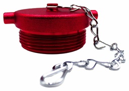 [3809635] 2-1/2 RED ALUMINUM MBCT PLUG/CHAIN