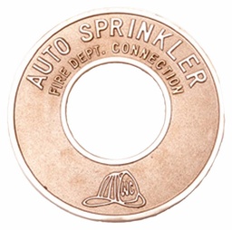 [3809805] PLATE 4 A/S BRASS ROUND