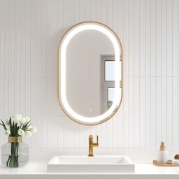 [3740840] Effect Illuminated 20" x 32" Oblong Mirror with Touch Switch