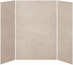[3753075] 36 x 60 x 36 3-Panel Shower Wall Kit for Alcove Installation