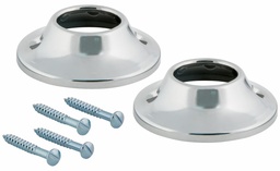 [5457045] Round Shower Rod Flange Set