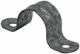 [3779710] 1" 2-Hole Pipe Strap Electro-Galvanized 45