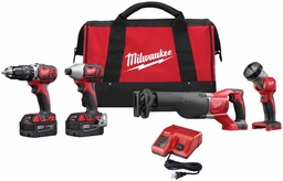[4520757] M18 LITHIUM-ION 4-Tool Combo Kit