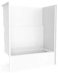 [6455310] Icon TS6032X AFR LH Drain Alcove 1-Piece Tub & Shower