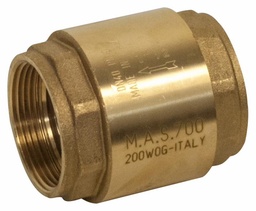 [6034015] 012-51067 MAS 700-LF 1 400WOG BRS-LF NPT INLINE SPRING CHK