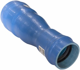 [7671003] 6"x4" PVC COUPLING CIOD DR18 BxB T.B. FAB BLUE BRUTE