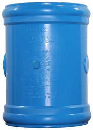 [7671191] 8"x1 1/2" PVC TAPPED COUPLING CIOD DR18 BxBxAWWA T.B. FAB BLUE