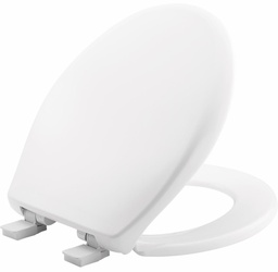 [2000505] Round Plastic Whisper Close Toilet Seat