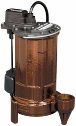 [1581835] 1/2 HP 1-Phase 115V Cast Iron Sump Pump with 10' Cord and VMF Switch